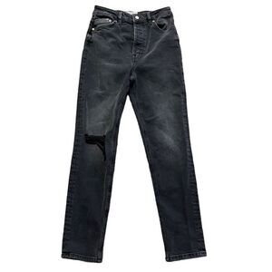 Free people Black High Waisted skinny jeans size 28